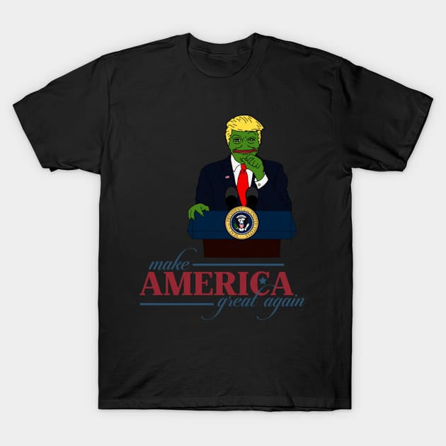 Donald Trump - Make America Great T-Shirt by EmanEvitaerc